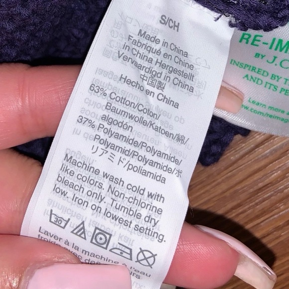 J Crew Small Diagonal Cable Knit Sweater Indigo Blue Size Small - Picture 4 of 8